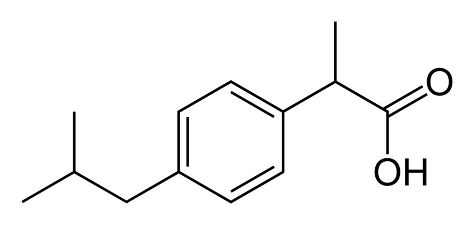 Ibuprofen Structure